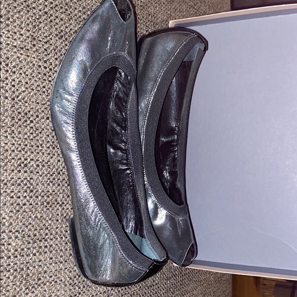 Naturalizer metallic peep toe flats - Picture 2 of 5